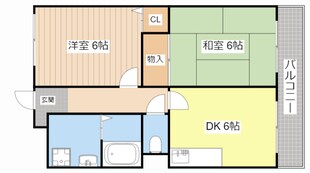 メゾン東陽の物件間取画像